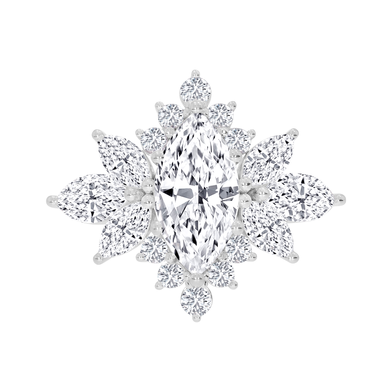 FLORAL CLUSTER RING